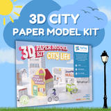 3D Paper Model Kit – City Life