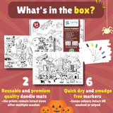 Doodle Placemats - Superheroes & Monsters