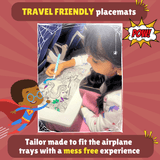 Doodle Placemats - Superheroes & Monsters