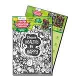 Velvet Colouring Posters - Colourful Health