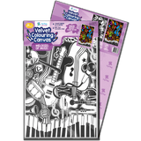 Velvet Colouring Posters - Melodies Of Music