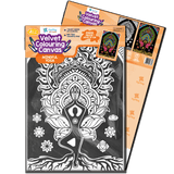Velvet Colouring Canvas – Mindful Yoga