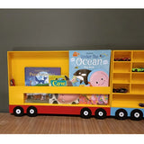 Multi Utility Garage - Toy Cars Organizer, Truck Garage, Storage for Cars, Hot Wheels Organizer, Kids Room Decor