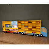 Multi Utility Garage - Toy Cars Organizer, Truck Garage, Storage for Cars, Hot Wheels Organizer, Kids Room Decor