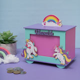 Photo Frame Piggy Bank - Unicorn