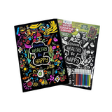 Velvet Colouring Posters - Colourful Health