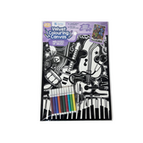 Velvet Colouring Posters - Melodies Of Music
