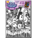 Velvet Colouring Posters - Melodies Of Music