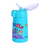 Youp Stainless Steel Sky Blue Color Peppa Pig Theme Kids Insulated Double Wall Sipper Bottle Zesty - 300 ml