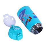 Youp Stainless Steel Sky Blue Color Peppa Pig Theme Kids Insulated Double Wall Sipper Bottle Zesty - 300 ml