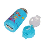 Youp Stainless Steel Sky Blue Color Peppa Pig Theme Kids Insulated Double Wall Sipper Bottle Zesty - 300 ml