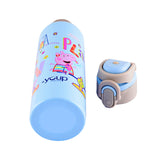 Youp Stainless Steel Blue Color Peppa Pig Kids Insulated Double Wall Water Bottle Lyra - 600 ml