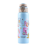 Youp Stainless Steel Blue Color Peppa Pig Kids Insulated Double Wall Water Bottle Lyra - 600 ml