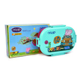 Youp Stainless Steel Green Color Peppa Pig Theme Kids Lunch Box Happy Bite 700 ml