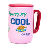Youp Stainless Steel Pink Color Peppa Pig Cool Kids Insulated Mug with cap - 320 ml