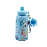 Youp Stainless Steel Blue Peppa Pig Kids Water Bottle Hybrid - 500 ml