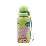 Youp Stainless Steel Green Color Peppa Pig Kids Water Bottle Hybrid - 500 ml
