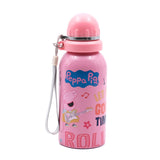 Youp Stainless Steel Pink Peppa Pig Kids Water Bottle Hybrid - 500 ml