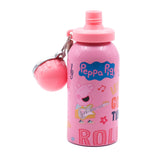 Youp Stainless Steel Pink Peppa Pig Kids Water Bottle Hybrid - 500 ml