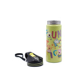 Youp Stainless Steel Green Color Peppa Pig Kids Water Bottle - 750 ml