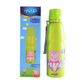 Youp Stainless Steel Green Color Peppa Pig Kids Water Bottle Harper - 750 ml