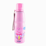 Youp Stainless Steel Pink Color Peppa Pig Kids Water Bottle Harper - 750 ml