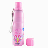 Youp Stainless Steel Pink Color Peppa Pig Kids Water Bottle Harper - 750 ml