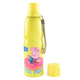 Youp Stainless Steel Yellow Color Peppa Pig Kids Water Bottle Harper - 750 ml