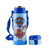 Youp Stainless Steel  Blue Color Paw Patrol Theme Kids Insulated Sipper Bottle Scooby - 500 ml