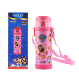 Youp Stainless Steel Pink Color Paw Patrol Theme Kids Insulated Sipper Bottle Scooby - 500 ml