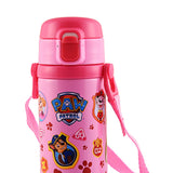 Youp Stainless Steel Pink Color Paw Patrol Theme Kids Insulated Sipper Bottle Scooby - 500 ml