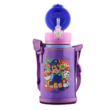 Youp Stainless Steel Purple Blue Color Paw Patrol Kids Insulated Double Wall Sipper Bottle Nippy - 550 ml