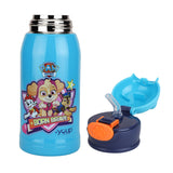 Youp Stainless Steel Sky Blue Color Paw Patrol Kids Insulated Double Wall Sipper Bottle Nippy - 550 ml