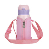 Youp Stainless Steel Pink Color Paw Patrol Kids Insulated Double Wall Sipper Bottle Nippy - 550 ml