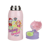 Youp Stainless Steel Pink Color Paw Patrol Kids Insulated Double Wall Sipper Bottle Nippy - 550 ml