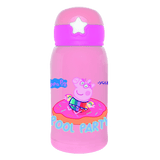 Youp Stainless Steel Pink Color Peppa Pig Kids Insulated Double Wall Sipper Bottle Zippy  - 550 ml
