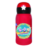 Youp Stainless Steel Red Color Peppa Pig Kids Insulated Double Wall Sipper Bottle Zippy  - 550 ml