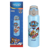 Youp Stainless Steel Sky Blue Color Paw Patrol Kids Insulated Water Bottle TikTok - 600 ml