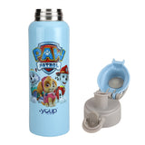Youp Stainless Steel Sky Blue Color Paw Patrol Kids Insulated Water Bottle TikTok - 600 ml