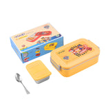 Youp Stainless Steel Insulated Yellow Color Kids Paw Patrol Lunch Box - 850 ml