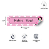 Waterproof Labels - Paris Girl
