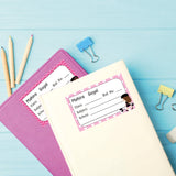 School Book Label - Paris Girl