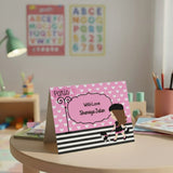 Personalised Gift Notecard - Paris Dog