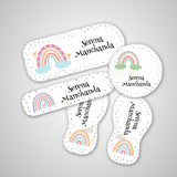 Mini Label Pack - Pastel Rainbow