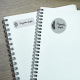 Pastel Tropical Name Labels