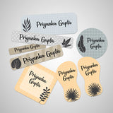 Pastel Tropical Name Labels
