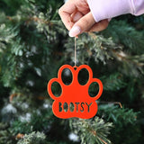 Xmas Shape Ornaments - Paw