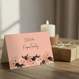 Personalised Gift Notecard - Peach Floral