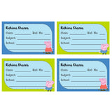 School Book Label - Peppa Pig