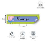 Waterproof Labels - Peppa Pig